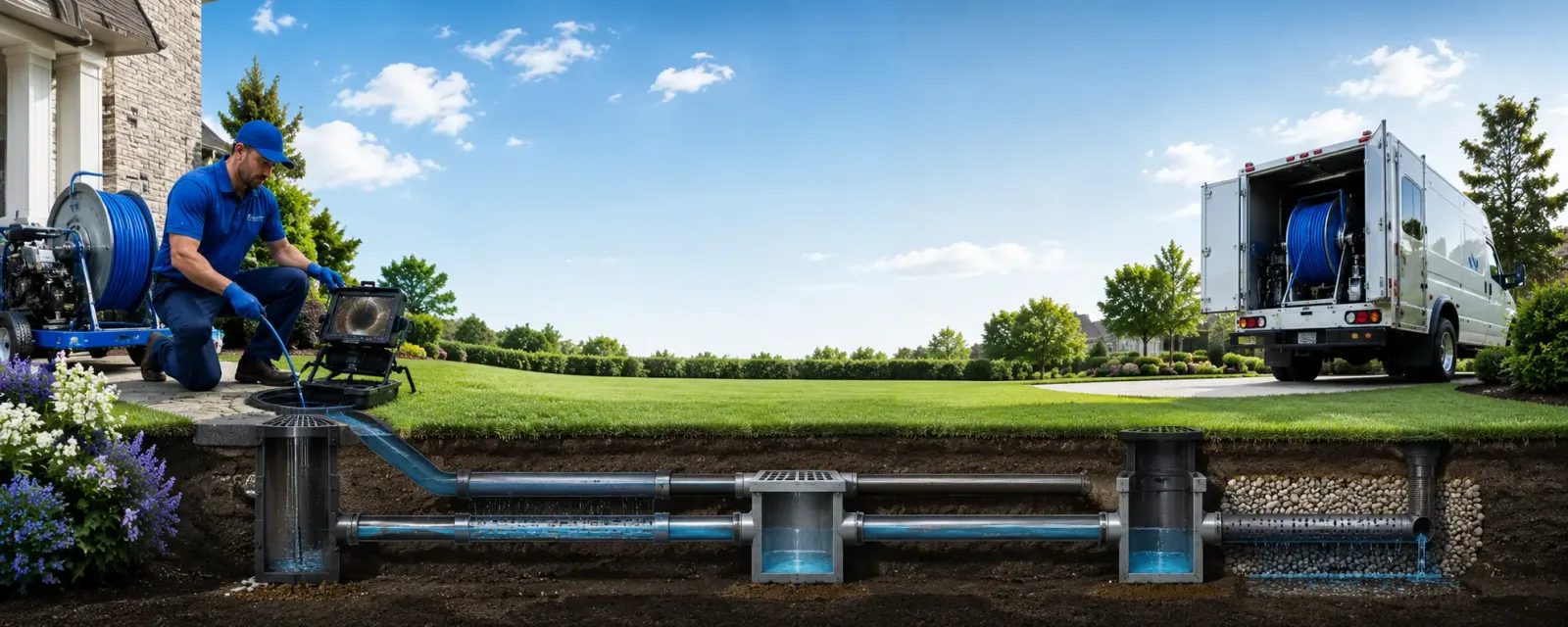 Outdoor drain cleaning information for Mohrsville, PA